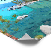 Lake Tahoe California Nevada Vintage Poster (Hoek)