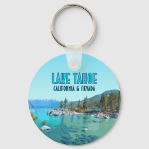 Lake Tahoe California Nevada Vintage Sleutelhanger