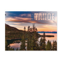 Lake Tahoe California op Sunset Beauful