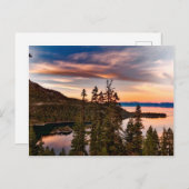 Lake Tahoe California op Sunset  Briefkaart (Voorkant / Achterkant)