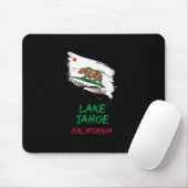 Lake Tahoe California Paint Splatter Flag Vacation Muismat (Met muis)