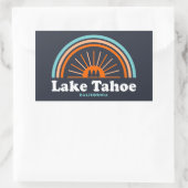 Lake Tahoe California Rainbow Rechthoekige Sticker (Tas)