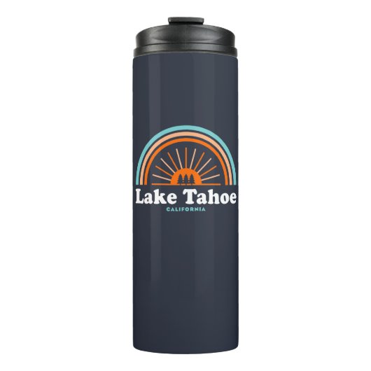 Lake Tahoe California Rainbow Thermosbeker (Voorkant)