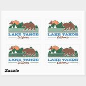 Lake Tahoe California Rechthoekige Sticker (Vel)