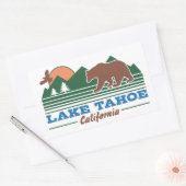 Lake Tahoe California Rechthoekige Sticker (Envelop)