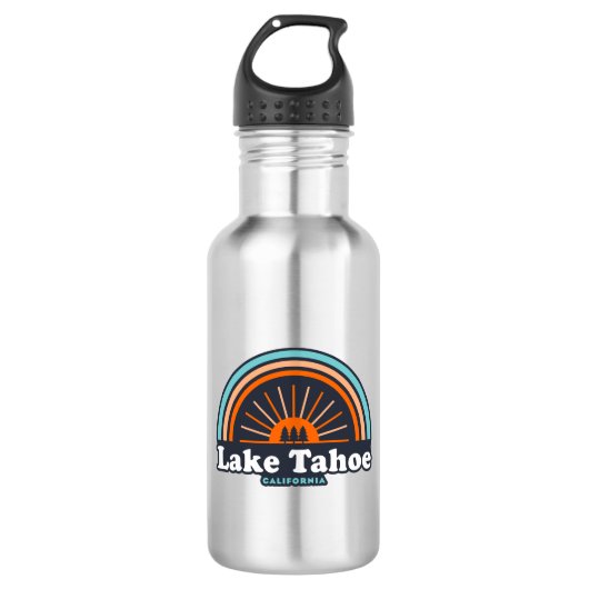 Lake Tahoe California Regenboog Waterfles (Voorkant)