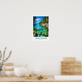 Lake Tahoe California Reisprint Poster (Keuken)