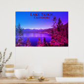 Lake Tahoe California Scenery Foto Poster (Keuken)