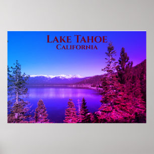 Lake Tahoe California Scenery Foto Poster