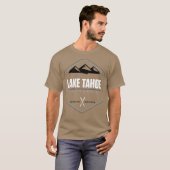 Lake Tahoe California Ski T-shirt (Voorkant volledig)