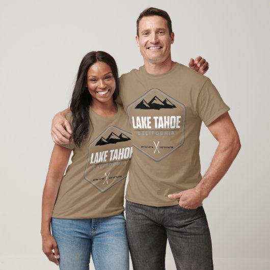 Lake Tahoe California Ski T-shirt (Unisex)