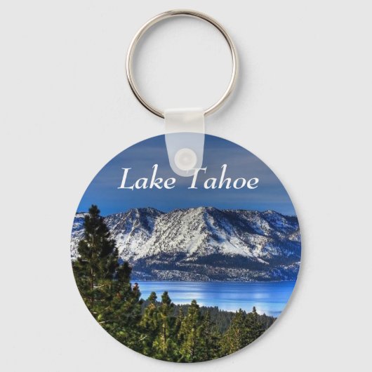 Lake Tahoe California Sunset Emerald Bay Sleutelha Sleutelhanger (Voorkant)
