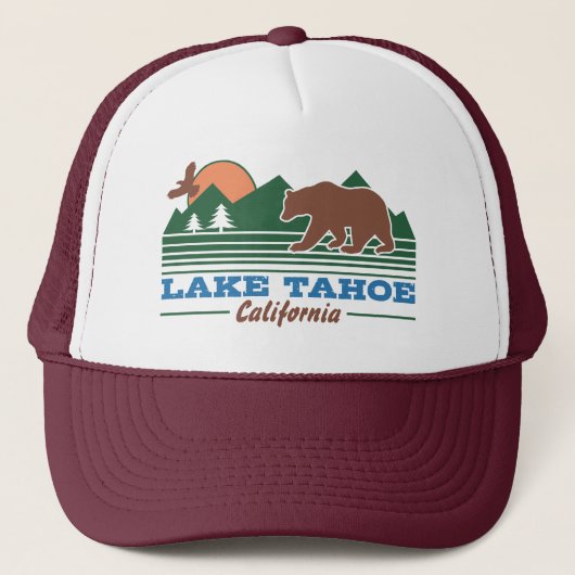 Lake Tahoe California Trucker Pet (Voorkant)