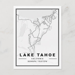 Lake Tahoe California Verenigde Staten Travel City Briefkaart