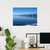 Lake Tahoe California wateren rand schilderachtig  Poster (Thuiskantoor)