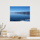 Lake Tahoe California wateren rand schilderachtig  Poster (Keuken)