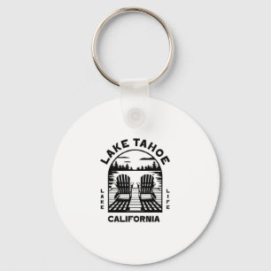 Lake Tahoe Californië Buiten Vintage Sleutelhanger