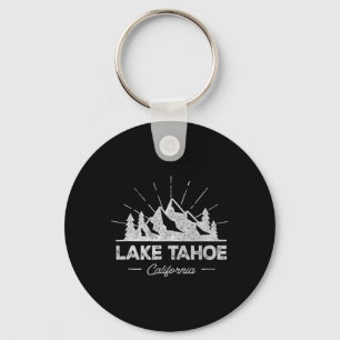 Lake Tahoe Californië Ca T-shirt Vintage Wandelen Sleutelhanger