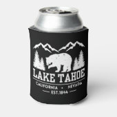 Lake Tahoe - Californië Grizzly Beer Bergen Blikjeskoeler (Blikje Achterkant)