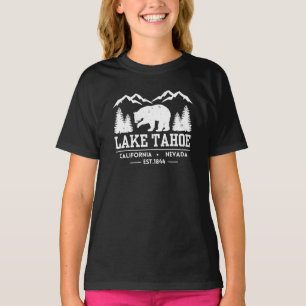 Lake Tahoe - Californië Grizzly Beer Bergen T-shirt