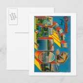 Lake Tahoe, Californië - Grote Letter-scènes Briefkaart (Voorkant / Achterkant)