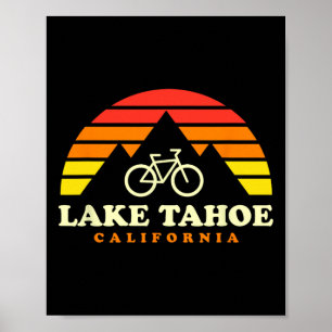 Lake Tahoe Californië Mountainbiken Mtb Routes R Poster