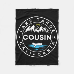 Lake Tahoe Californië Neef Trip Vakantie Matchin Fleece Deken