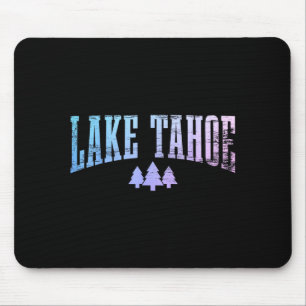 Lake Tahoe Californië Nevada Bomen Natuur Trots Muismat