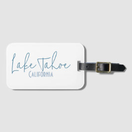 Lake Tahoe, Californië Reis Souvenir Bagagelabel