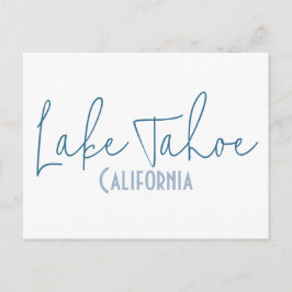 Lake Tahoe, Californië Reis Souvenir Briefkaart
