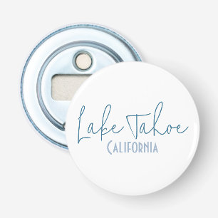 Lake Tahoe, Californië Reis Souvenir Button Flesopener