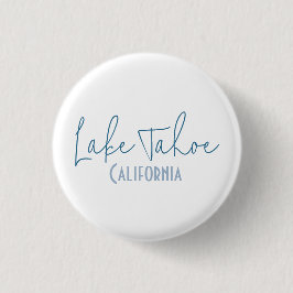 Lake Tahoe, Californië Reis Souvenir Ronde Button 3,2 Cm