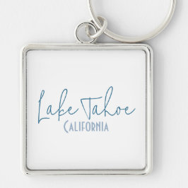 Lake Tahoe, Californië Reis Souvenir Sleutelhanger