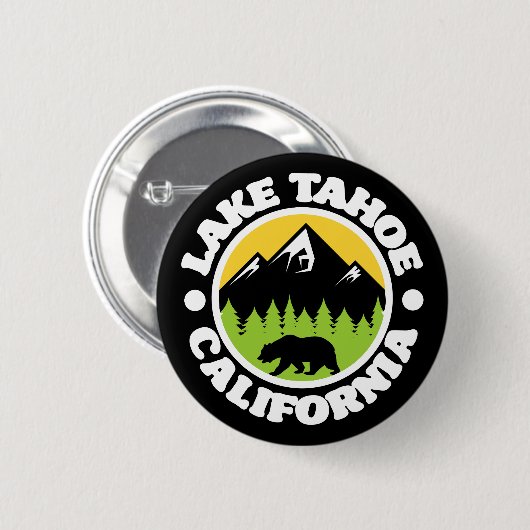 Lake Tahoe, Californië Ronde Button 5,7 Cm (Voorkant /achterkant)