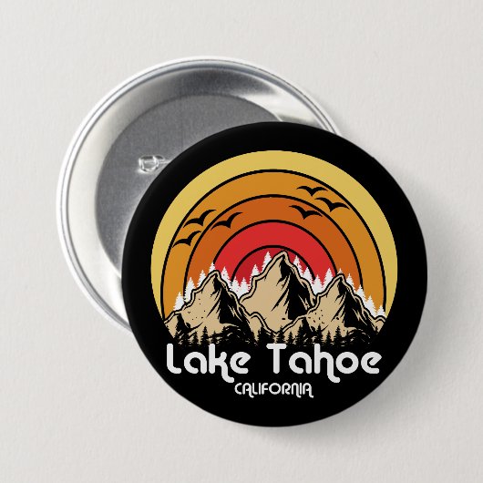 Lake Tahoe Californië Ronde Button 7,6 Cm (Voorkant /achterkant)