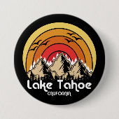 Lake Tahoe Californië Ronde Button 7,6 Cm (Voorkant)