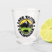 Lake Tahoe, Californië Shot Glas (Voorkant)
