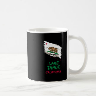 Lake Tahoe Californië Verven Spatten Vlag Vakantie Koffiemok