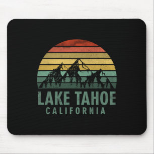 Lake Tahoe Californië Vintage Bergen Wandelcamera Muismat