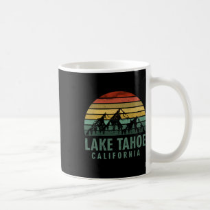 Lake Tahoe Californië Vintage Bergen Wandelcamper Koffiemok