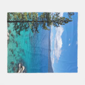 Lake Tahoe Clear Waters Fleece Deken (Voorkant (Horizontaal))