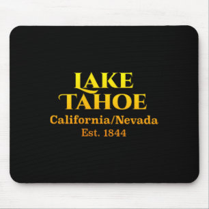 Lake Tahoe Design Borst Zak Logo Herten 2-zijdig  Muismat