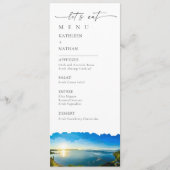 Lake Tahoe Destination Wedding Menu (Voorkant)