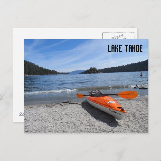 Lake Tahoe- Emerald Bay Briefkaart (Voorkant / Achterkant)