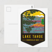 Lake Tahoe Emerald Bay Briefkaart (Voorkant / Achterkant)