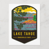 Lake Tahoe Emerald Bay Briefkaart (Voorkant)