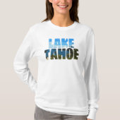 Lake Tahoe Emerald Bay Californië achtergrond T-shirt (Voorkant)