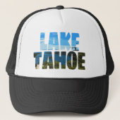 Lake Tahoe Emerald Bay Californië achtergrond Trucker Pet (Voorkant)
