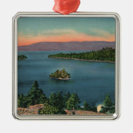  Lake Tahoe Emerald Bay Metalen Ornament