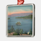 Lake Tahoe Emerald Bay Metalen Ornament (Links)